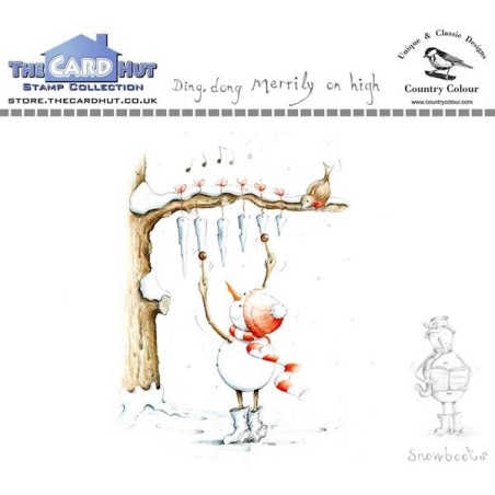 (CCSBDD)The Card Hut Snowboots: Ding Dong Merrily on High Clear Stamps