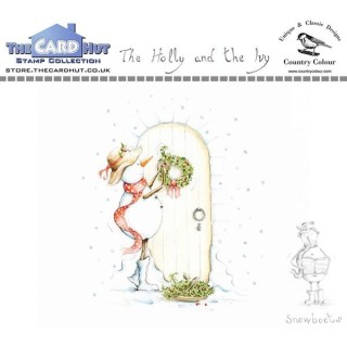 (CCSBHI)The Card Hut Snowboots: The Holly and the Ivy Clear Stamps