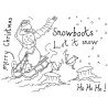 (CCSBMC)The Card Hut Snowboots: Merry Christmas Clear Stamps