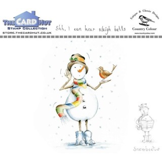 (CCSBSB)The Card Hut Snowboots: Shh, I Hear Sleigh Bells Clear Stamps