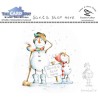 (CCSBSH)The Card Hut Snowboots: Santa Stop Here Clear Stamps