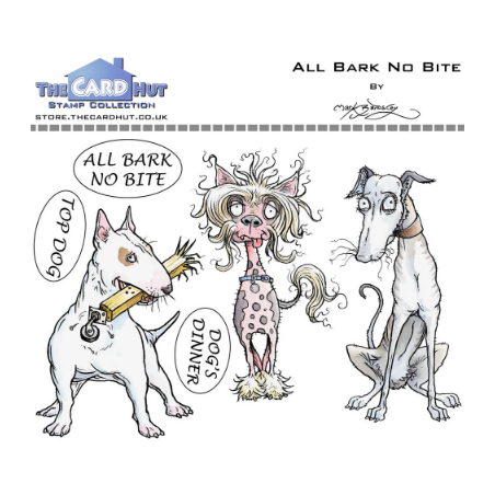 (MBPABNB)The Card Hut All Bark No Bite Clear Stamps