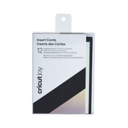 (2008045)Cricut Joy Insert Cards Black/Silver Holographic