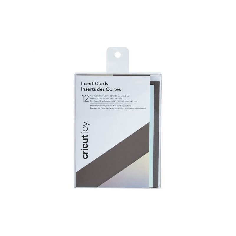 (2008043)Cricut Joy Insert Cards Grey/ Silver Holographic