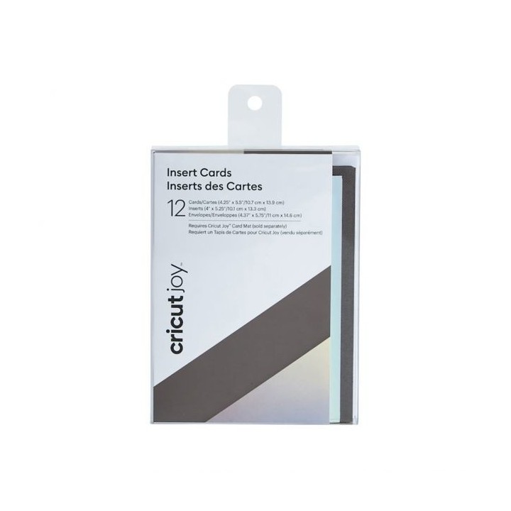 (2008043)Cricut Joy Insert Cards Grey/ Silver Holographic