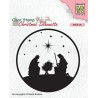 (CSIL014)Nellie's Choice Clear stamps Christmas Silhouette Nativity-3