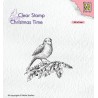 (CT032)Nellie's Choice Clear stamps Christmas Times Bird on hobbybranch