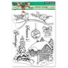 (30-515)Penny Black Stamp clear Sets Snowy Cottage