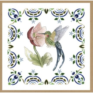 (DODO182)Dot and Do 182 - Precious Marieke - Blue Flowers