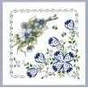 (DODO182)Dot and Do 182 - Precious Marieke - Blue Flowers