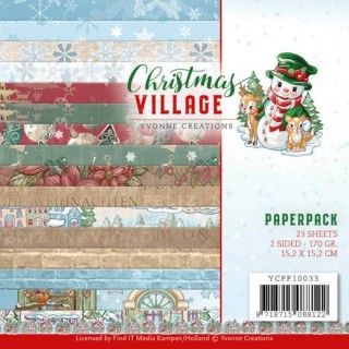 (YCPP10033)Paperpack - Yvonne Creations - Christmas Village