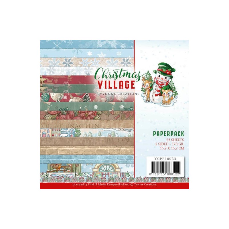 (YCPP10033)Paperpack - Yvonne Creations - Christmas Village