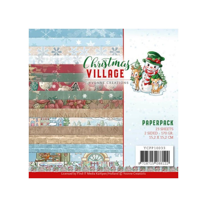 (YCPP10033)Paperpack - Yvonne Creations - Christmas Village