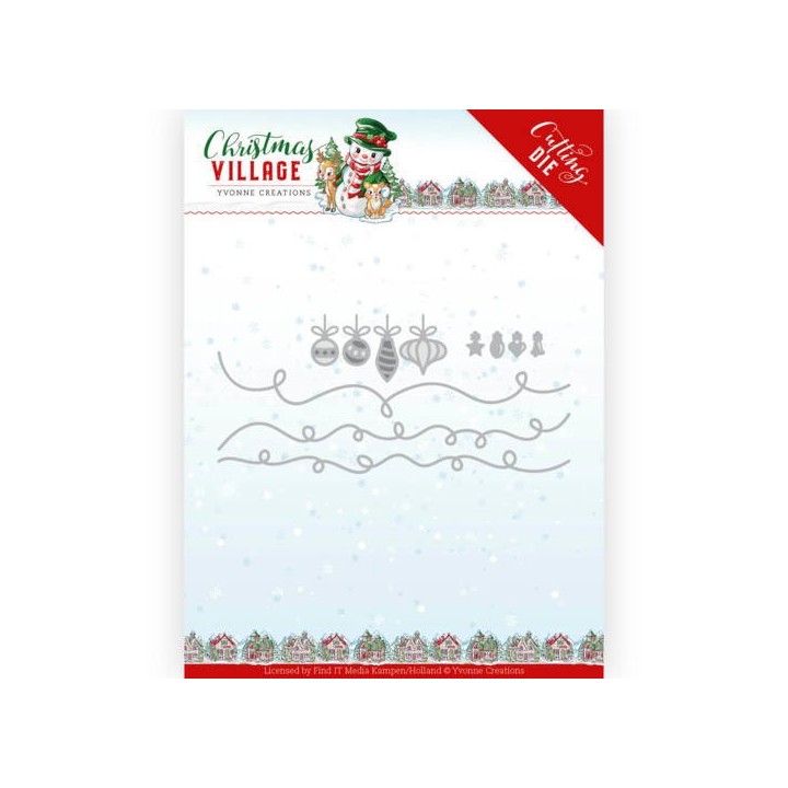 (YCD10212)Dies - Yvonne Creations - Christmas Village - Christmas Lights