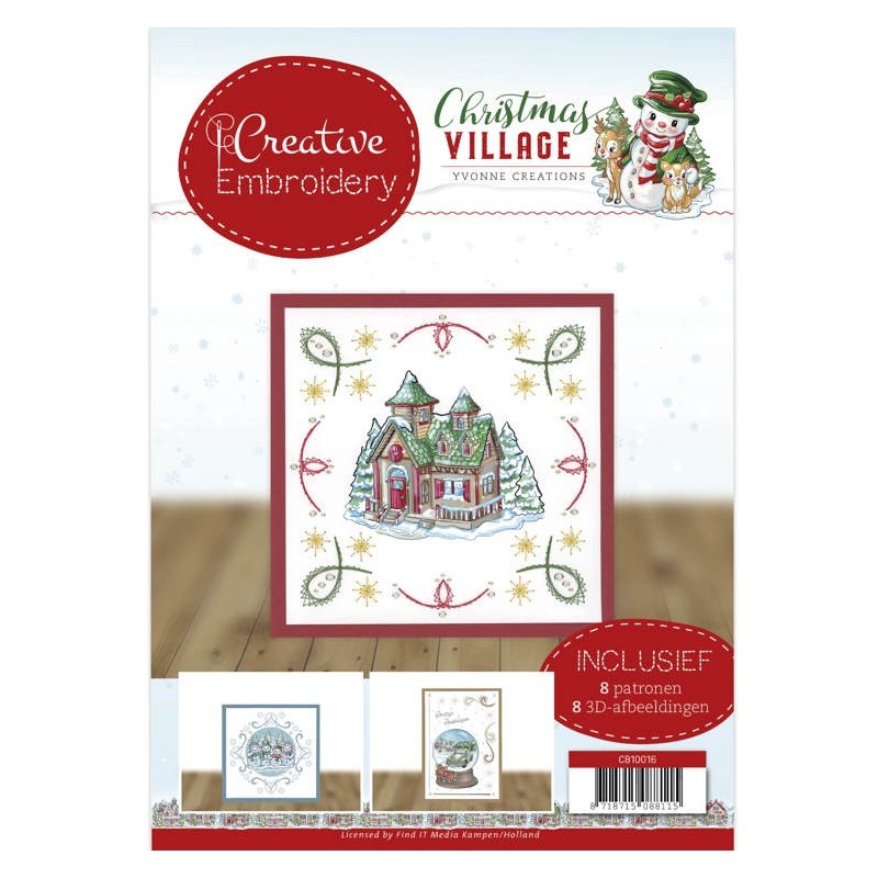 (CB10016)Creative Embroidery 16 - Yvonne Creations - Christmas Village