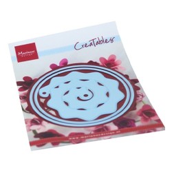 (LR0672)Creatables Round box & flower