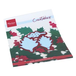 (LR0675)Creatables Holly leaves