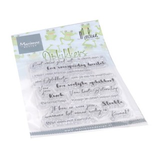 (CS1065)Clear stamp Opkikkers by Marleen