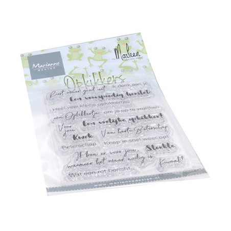 (CS1065)Clear stamp Opkikkers by Marleen