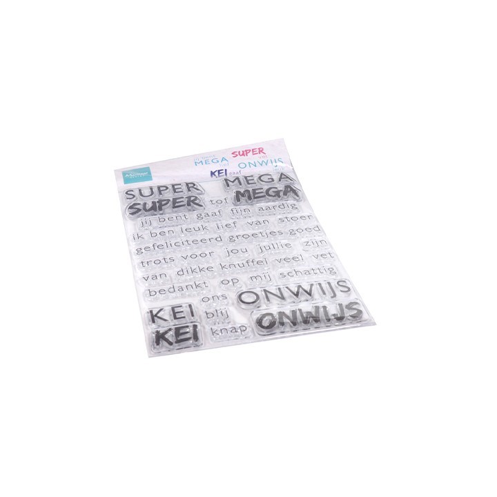 (CS1066)Clear stamp SUPER-MEGA-KEI-ONWIJS