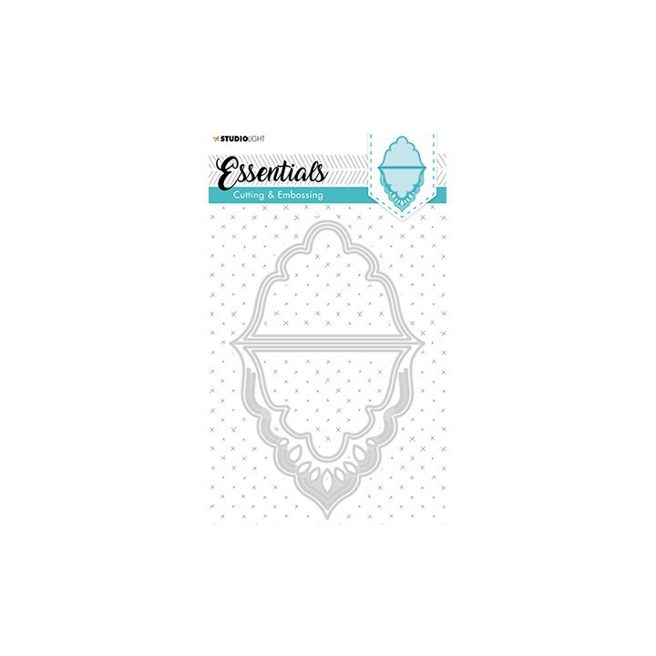(STENCILSL301)Studio Light Cutting and Embossing Die, Card Shape Essentials, nr.301