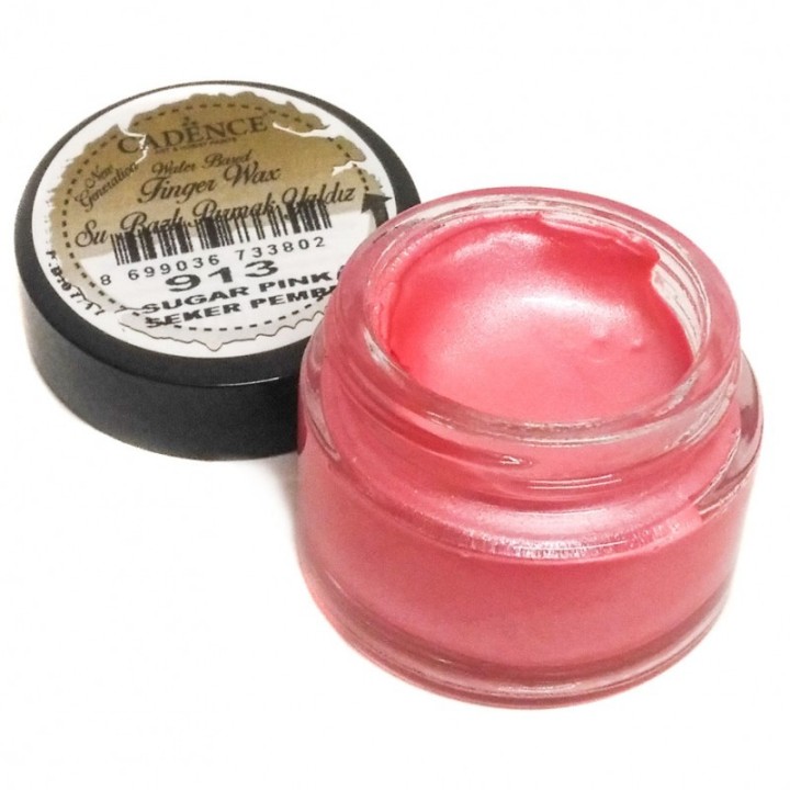 (01 015 0913 0020)Cadence Water Based Finger Wax Sugar Pink 20 ML