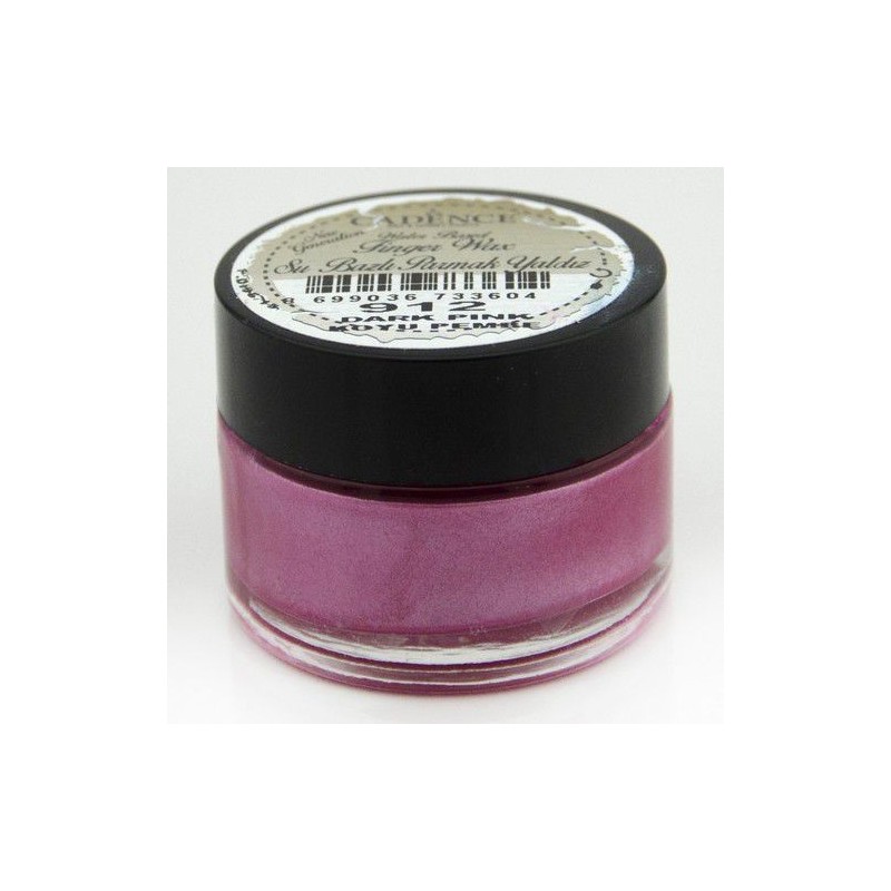 (01 015 0912 0020)Cadence Water Based Finger Wax Dark Pink 20 ML