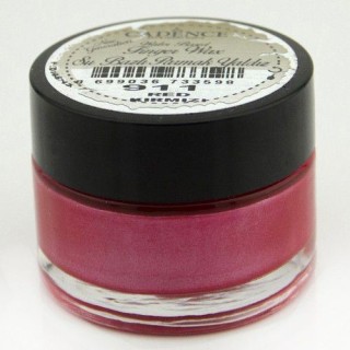 (01 015 0911 0020)Cadence Water Based Finger Wax Red 20 ML