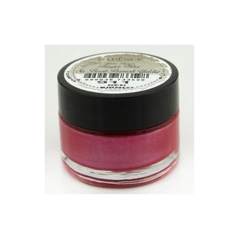 (01 015 0911 0020)Cadence Water Based Finger Wax Red 20 ML