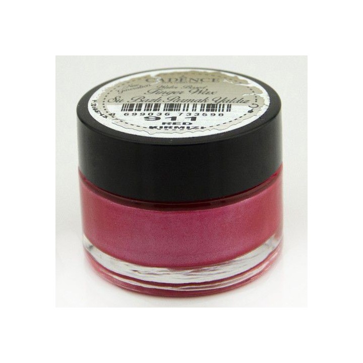 (01 015 0911 0020)Cadence Water Based Finger Wax Red 20 ML