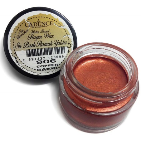(01 015 0906 0020)Cadence Water Based Finger Wax Copper 20 ML