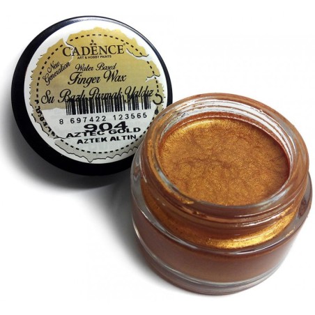(01 015 0904 0020)Cadence Water Based Finger Wax Aztec Gold 20 ML