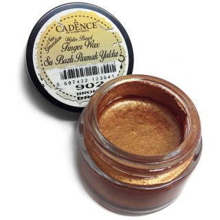 (01 015 0902 0020)Cadence Water Based Finger Wax Bronze 20 ML