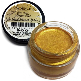 (01 015 0900 0020)Cadence Water Based Finger Wax Inca Gold 20 ML
