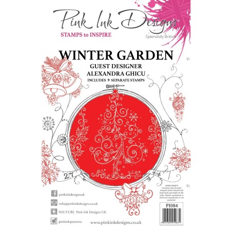 (PI084)Pink Ink Designs Clear stamp Winter garden
