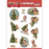 (SB10463)3D Push Out - Amy Design - Christmas Pets - Christmas Tree