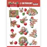 (SB10464)3D Push Out - Amy Design - Christmas Pets - Christmas balls