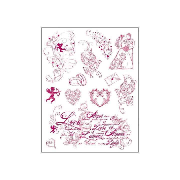 (4003 020 00)Clear stamps set love