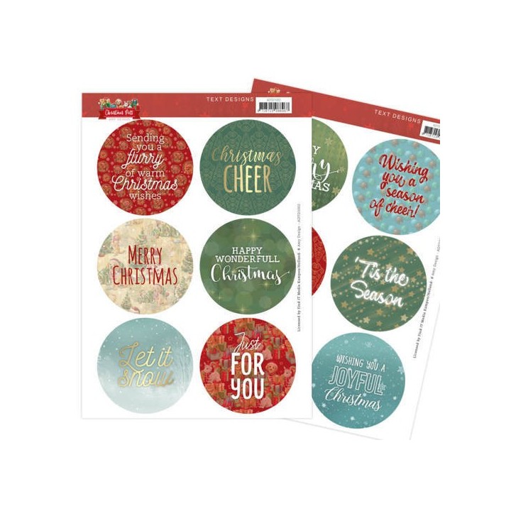 (ADTD1002)Text Designs - Amy Design - Christmas Pets (EN)