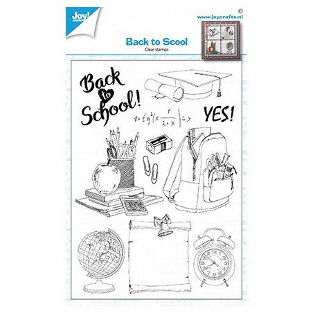 (6410/0528)Clear stamp Back to School