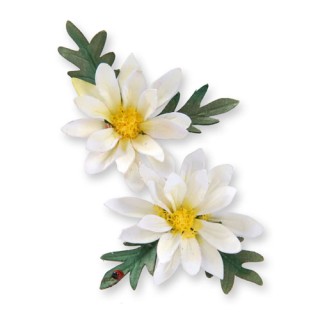 (658407)Thinlits Die Set 2PK -Flower, Mini Daisy