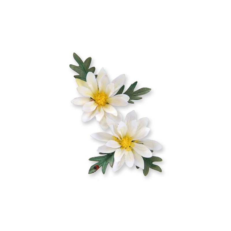 (658407)Thinlits Die Set 2PK -Flower, Mini Daisy