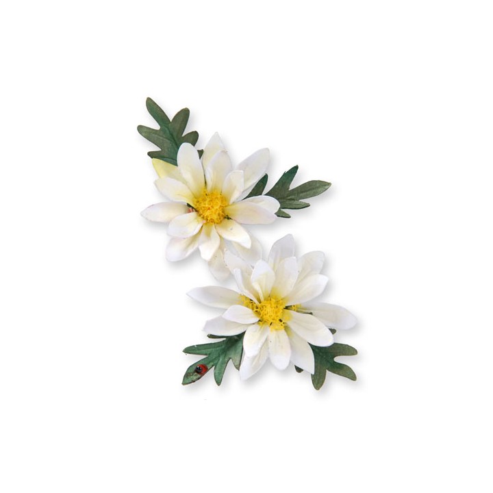 (658407)Thinlits Die Set 2PK -Flower, Mini Daisy