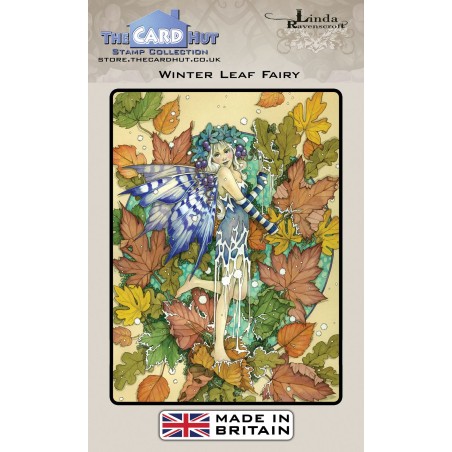 (LRFF003)The Card Hut Winter Leaf Fairy Clear Stamps