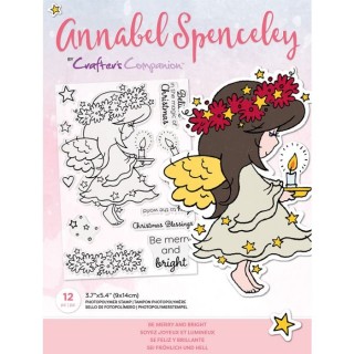 (AS-STP-BEMGHT)Crafter's Companion Annabel Spenceley Be Merry and Bright Stamps