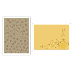 (658380)Embossing folders Coffee Set