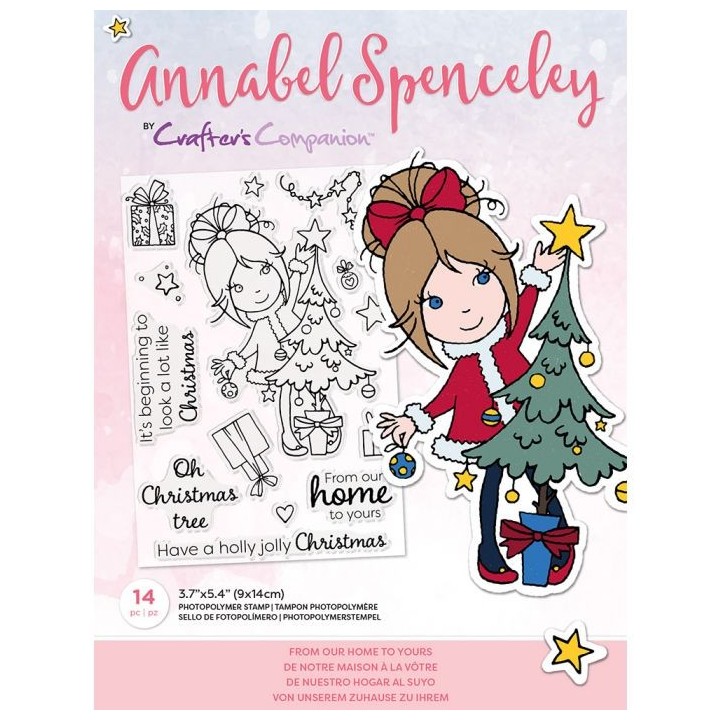 (AS-STP-FROURS)Crafter's Companion Annabel Spenceley From Our Home To Yours Stamps