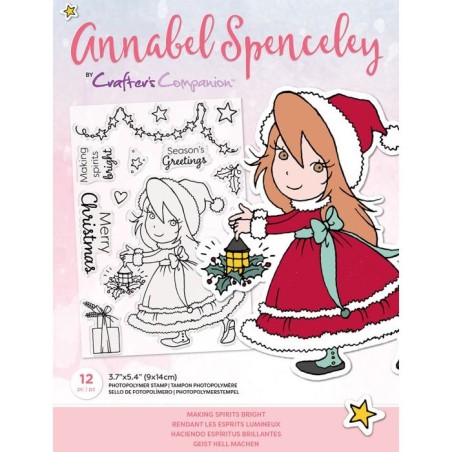 (AS-STP-MAKGHT)Crafter's Companion Annabel Spenceley Making Spirits Bright Stamps