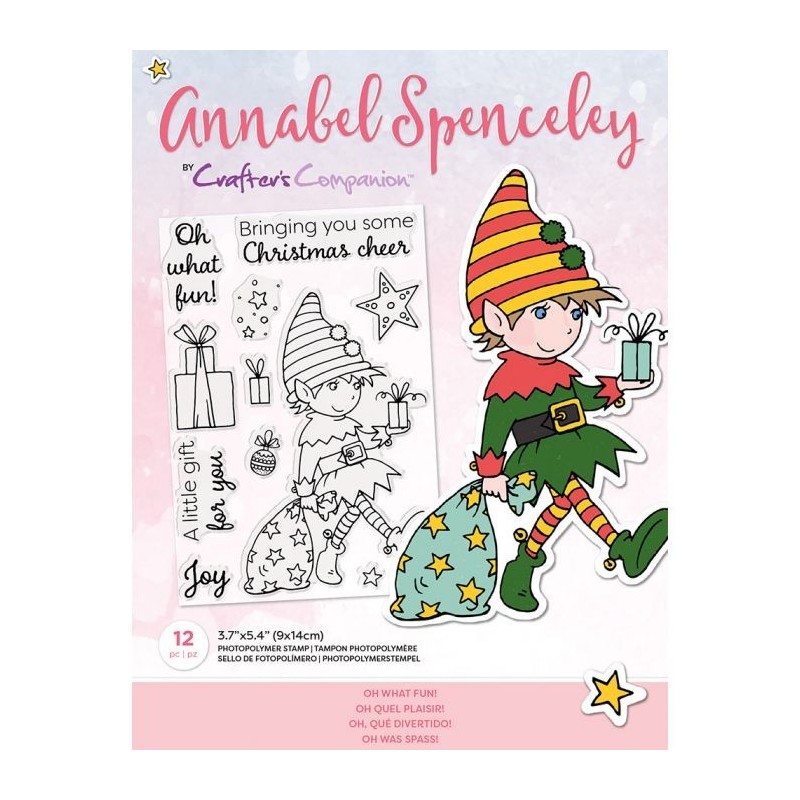 (AS-STP-OHWFUN)Crafter's Companion Annabel Spenceley Oh What Fun! Stamps
