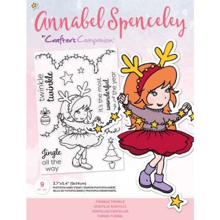 (AS-STP-TWIKLE)Crafter's Companion Annabel Spenceley Twinkle Twinkle Stamps